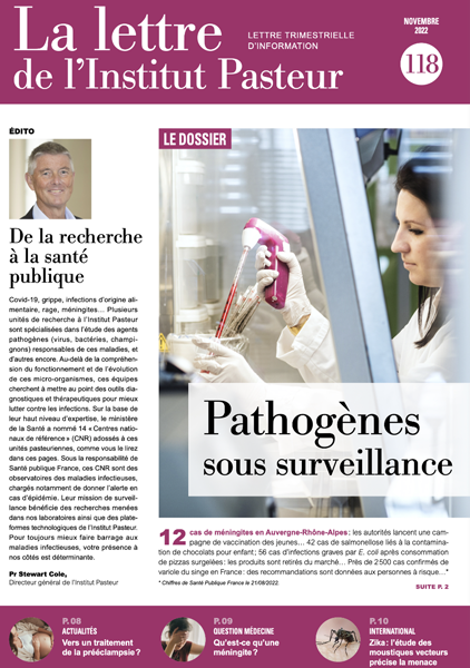 La lettre de l'Institut Pasteur n°118 La lettre de l'Institut Pasteur n°118