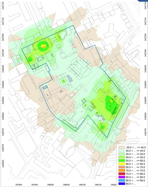 Carte du bruit Institut Pasteur Carte du bruit Institut Pasteur