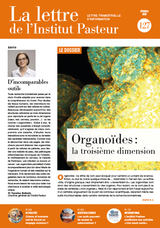 couverture du journal La lettre de l’Institut Pasteur - Publication février 2025