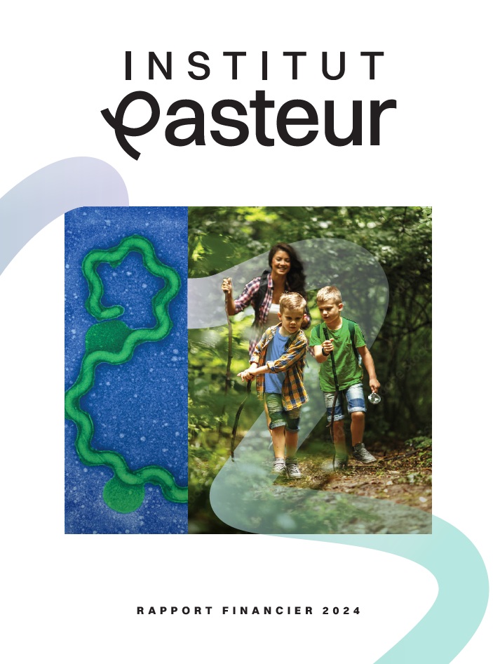 Couverture du rapport financier 2024 de Institut Pasteur 