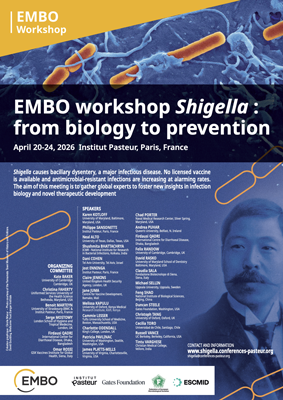 EMBO Workshop Shigella: from biology to prevention April 20-24, 2026 Paris, France
