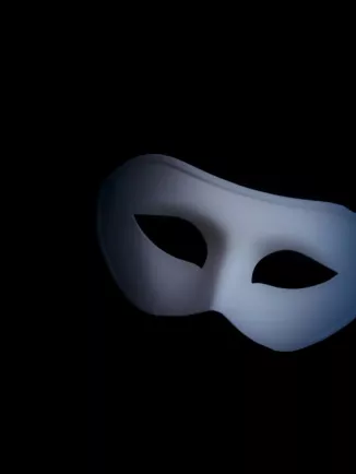 Masque représentation du syndrome de l'imposteur