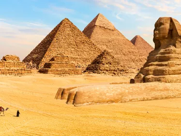 Photo de pyramides en Egypte
