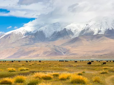 Paysage au Tadjikistan