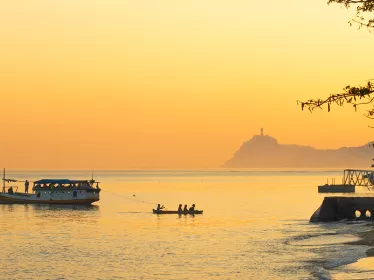 Photo illustrative, paysage de bord de mer, Timor