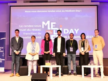 Scienta Lab, lauréats du challenge AI 4 Health, au Medicen Day