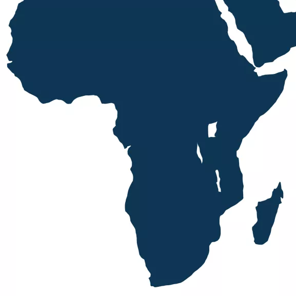 Carte du monde région Afrique