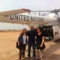 De gauche à droite : Jessica Vanhomwegen, Jean_claude Manuguerra et Camille Escadafal lors d'une mission