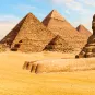 Photo de pyramides en Egypte