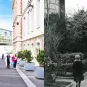 La campus de l'Institut Pasteur à Paris vu du ciel