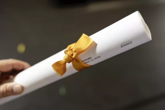 Diplome remis lors de la cérémonie 2025