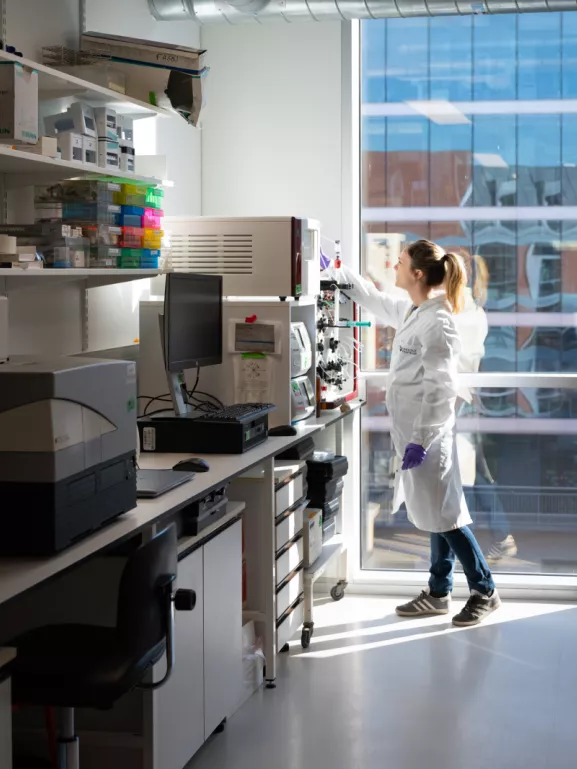 Reportage dans la plate-forme de criblage chémogénomique et biologique (PF-CCB)
