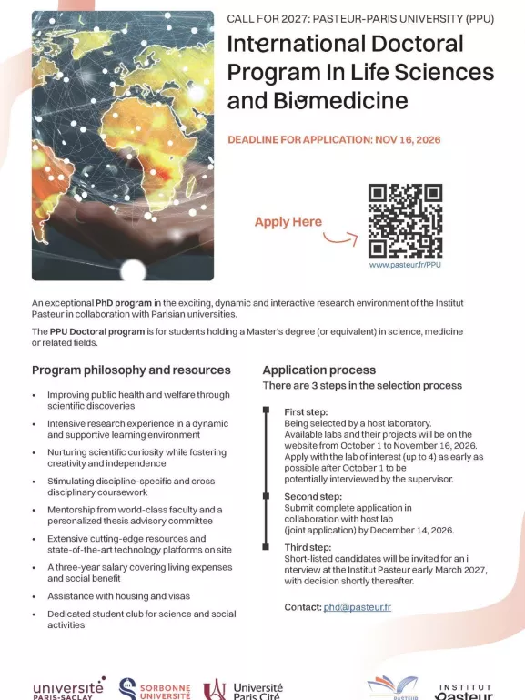 Flyer call for 2027 PPU International Program