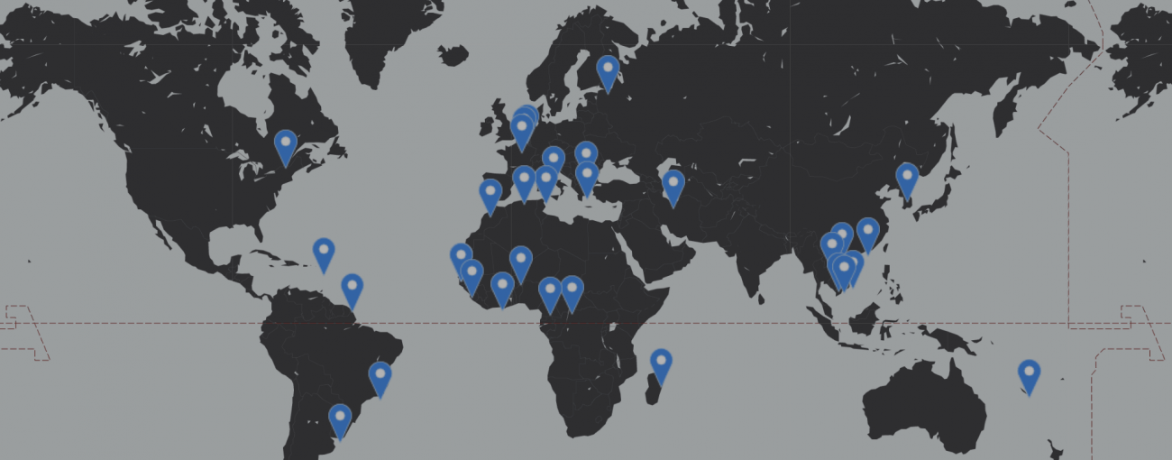 Pasteur Network map 2023