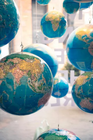 globes terrestres
