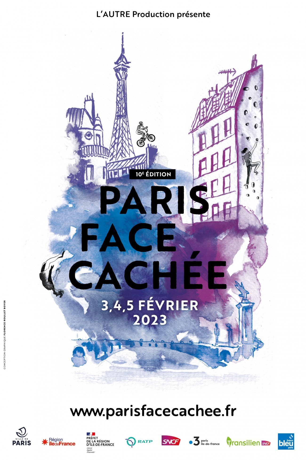 Affiche Paris Face Cachée 2023