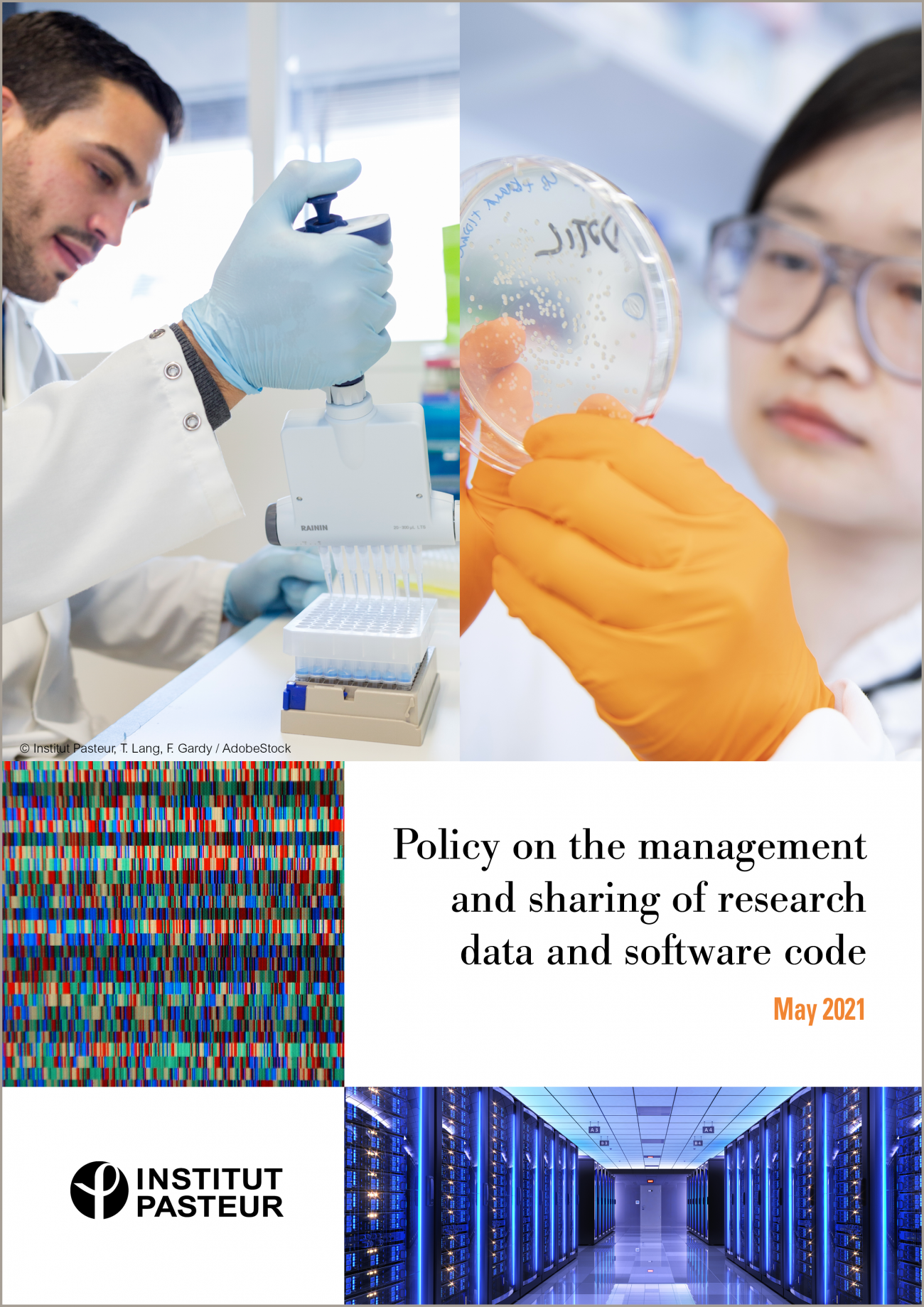 Institut Pasteur - Policy for the management and sharing of research data and software code