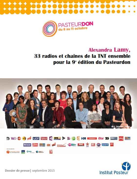 Dossier de presse Pasteurdon 2015