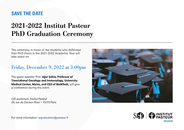 Ceremony for newly graduated students 2022 - Save the date