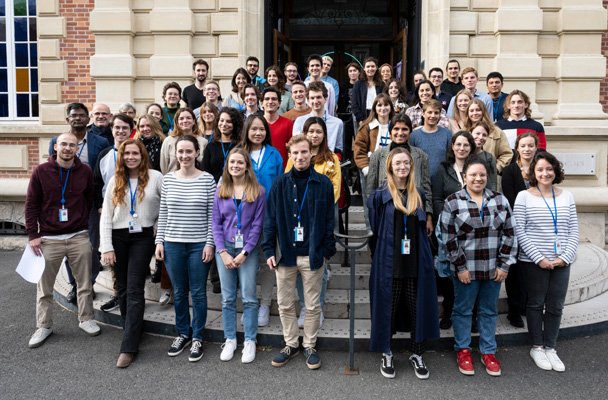 Photo de groupe - Etudiants à Pasteur lors du "Welcome day"