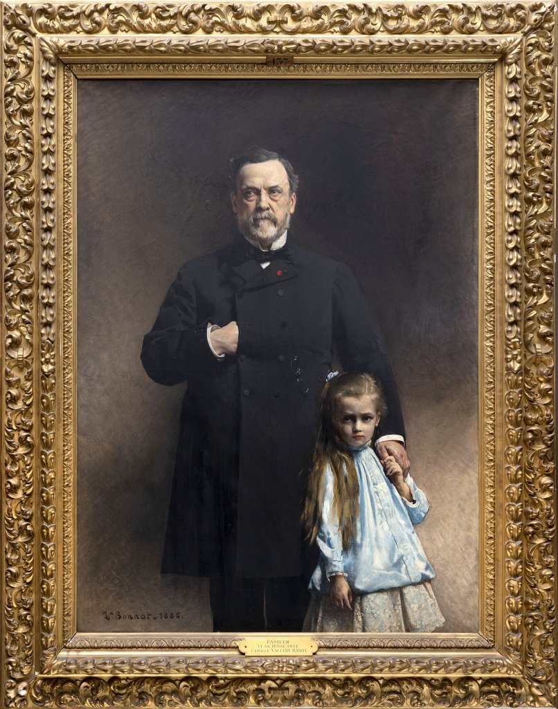 Louis Pasteur et sa petite-fille. © Institut Pasteur