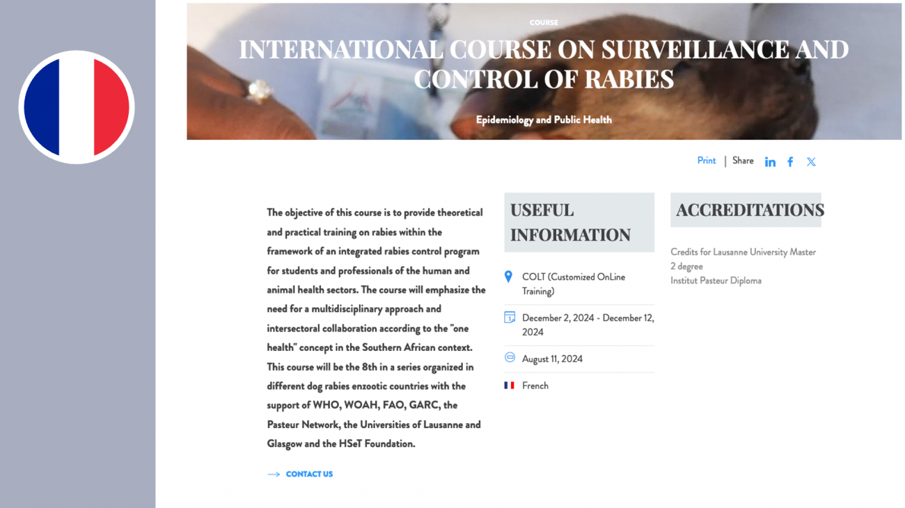 international_course_on_surveillance_and_control_of_rabies_fr international course on surveillance and control of rabies
