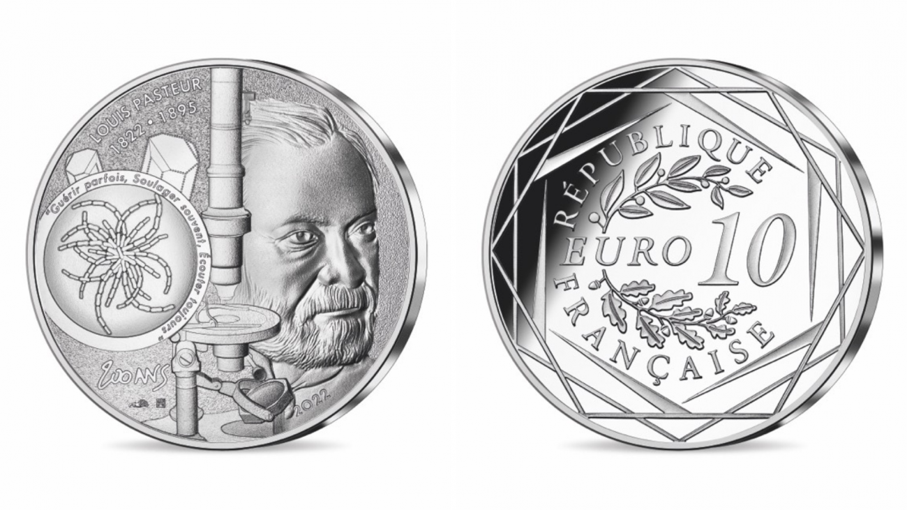 Monnaie commémorative Louis Pasteur