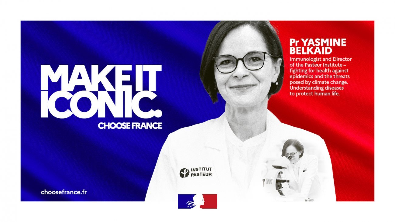 Make it Iconic, Choose France - Professor Yasmine Belkaid Make it Iconic, Choose France - Professor Yasmine Belkaid