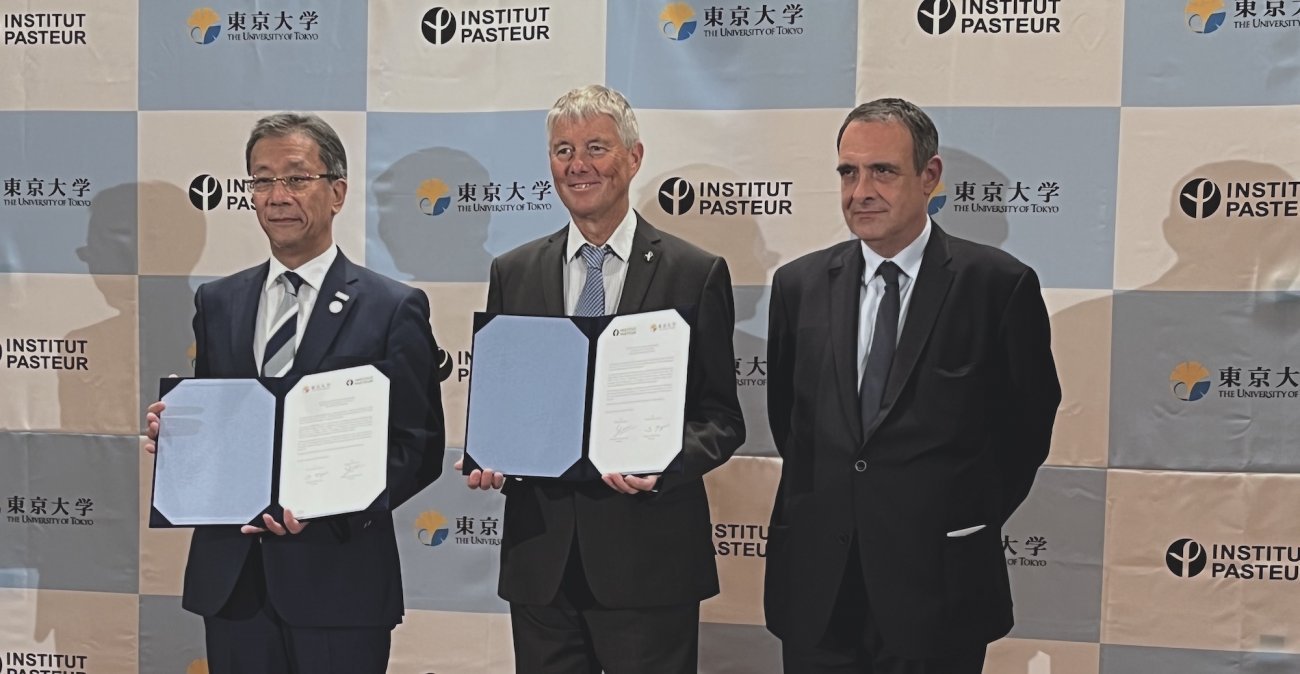 University of Tokyo and Institut Pasteur LOI Signature University of Tokyo and Institut Pasteur LOI Signature
