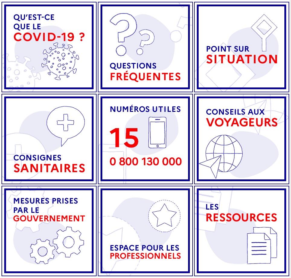 Coronavirus 2019 - Gouvernement.fr - Institut Pasteur