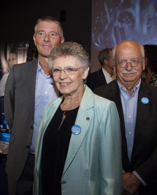 Stewart Cole - Françoise Barré Sinoussi - Erik Orsenna - Institut Pasteur