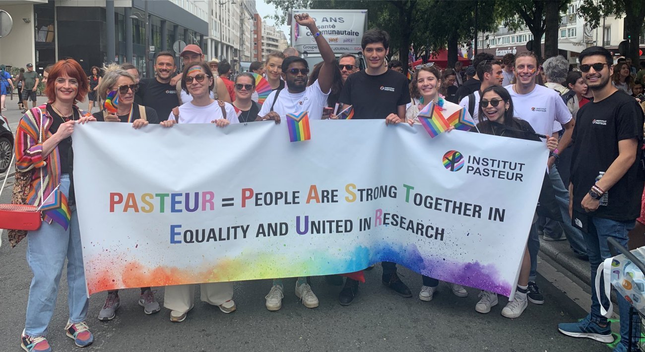 Institut Pasteur - Marche des fiertés - Pride March - 2024 Institut Pasteur - Marche des fiertés - Pride March - 2024