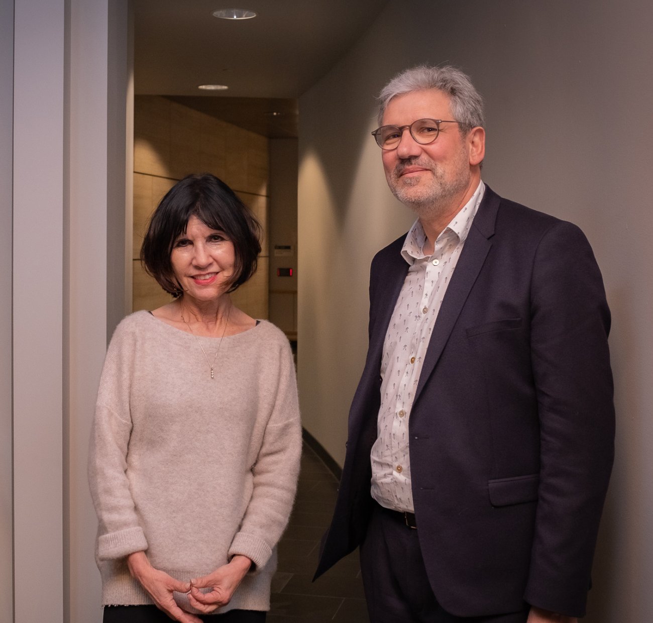 Christophe D'Enfert from Institut Pasteur with Katy Giacomini from UCSF