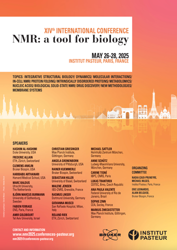 14ème conférence internationale « RMN : un outil pour la biologie »