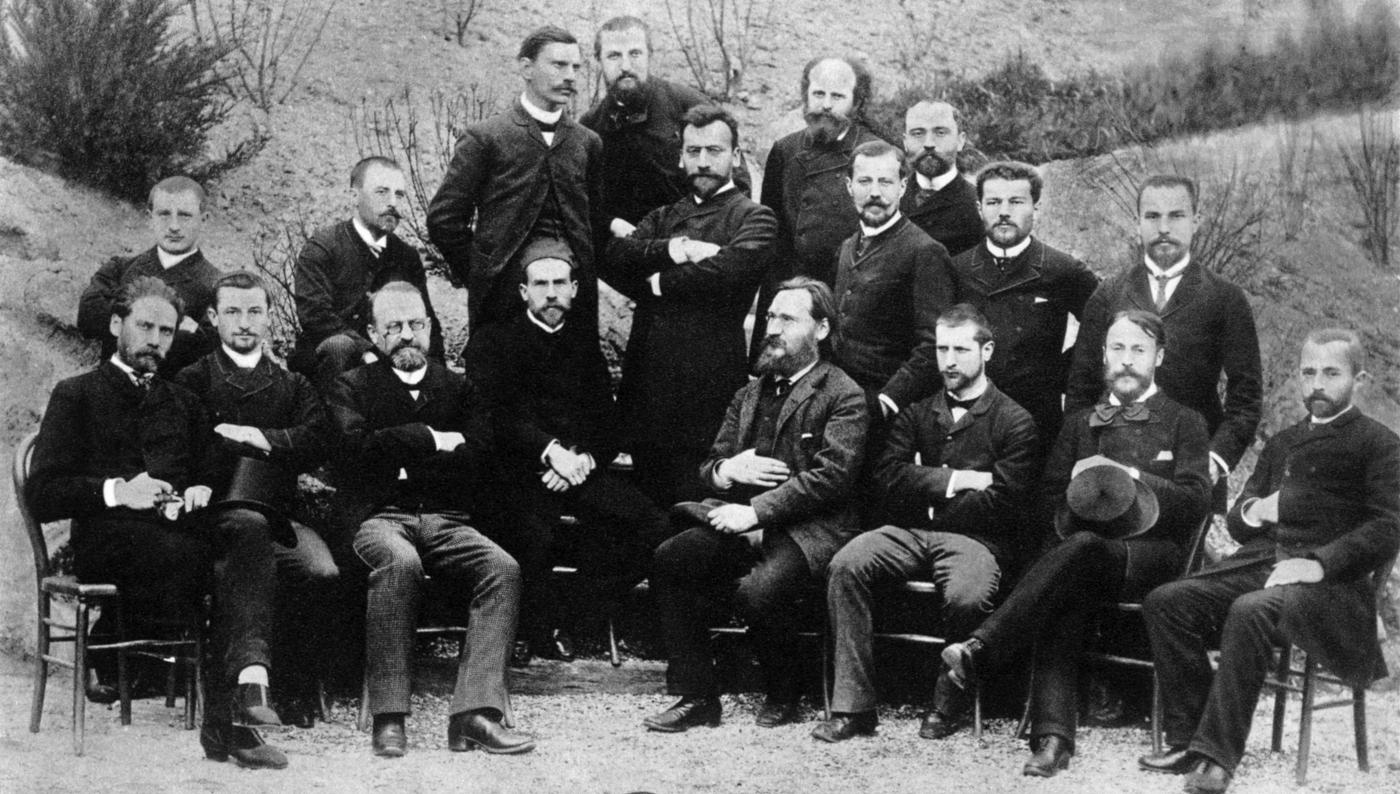 Elèves du 1er cours de microbie technique en 1889 - Institut Pasteur