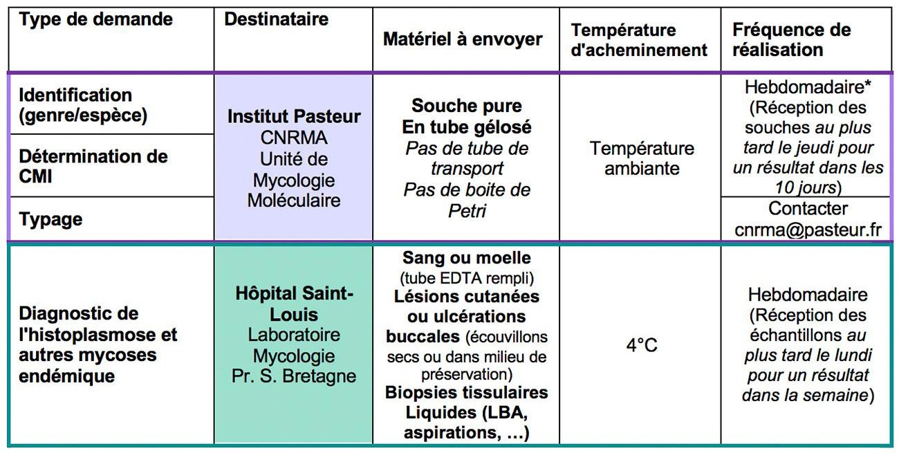CNR Mycoses invasives et antifongiques - Institut Pasteur