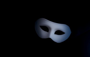 Masque représentation du syndrome de l'imposteur
