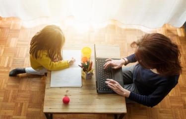 Télétravail et école à la maison